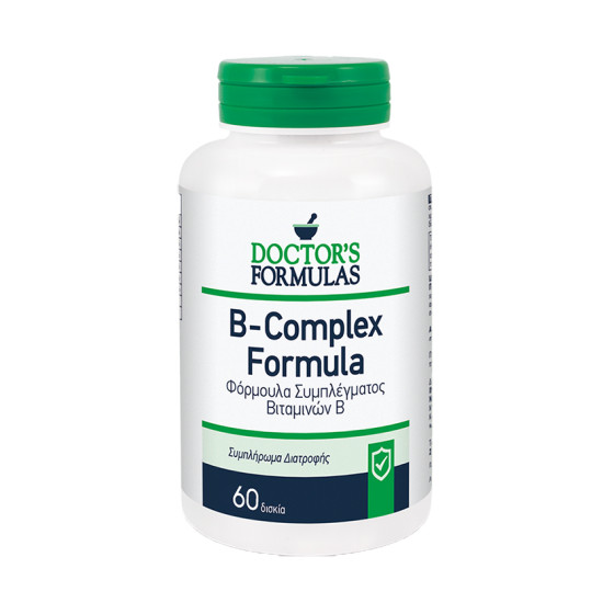 Doctor's Formulas Vitamin B Compex - Φόρμουλα Συμπλέγματος Βιταμινών B 60 Ταμπλέτες